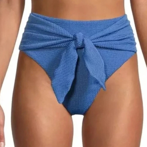 Veronica Beard Azoia Swimsuit Bottom Bathing Suit French Blue Size Medium NWT - Picture 1 of 13
